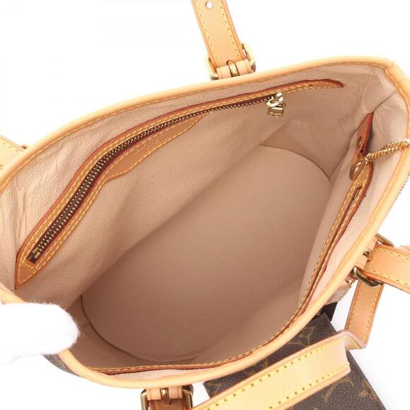 LOUIS VUITTON Brown Monogram Leather Pouch - Picture 4 of 11